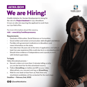 Vacancies in Akwaibom