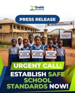 image of children demanding safe schools